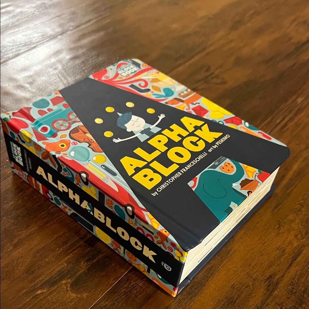 Alphablock: Peek-Through Guessing Game | Bestselling Interactive ABC Board Book